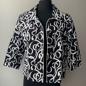 Alexandra Bartlett Black and White Jacket